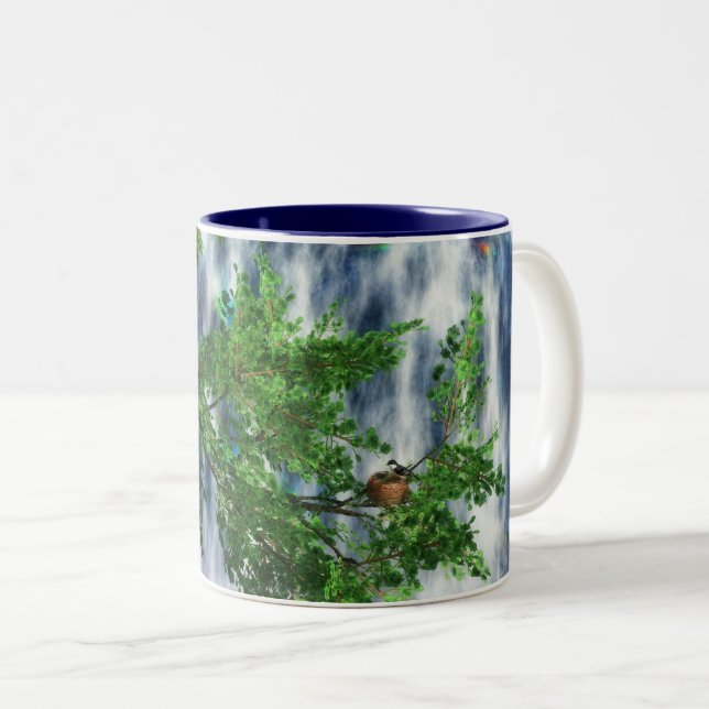 Taza Bicolor Birdsnest Falls Mug (Anverso derecho)