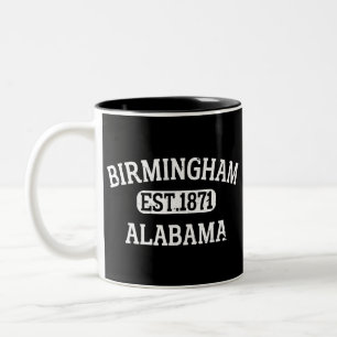 Taza Bicolor Birmingham Alabama Antiguo