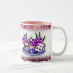 Taza Bicolor Birthday Mug