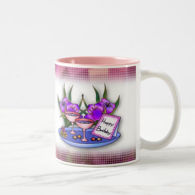 Taza Bicolor Birthday Mug (Derecha)