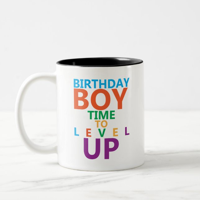 Taza Bicolor Birthday Mug (Izquierda)