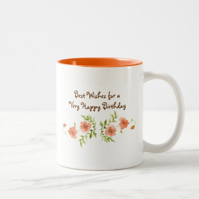 Taza Bicolor Birthday Mug (Derecha)