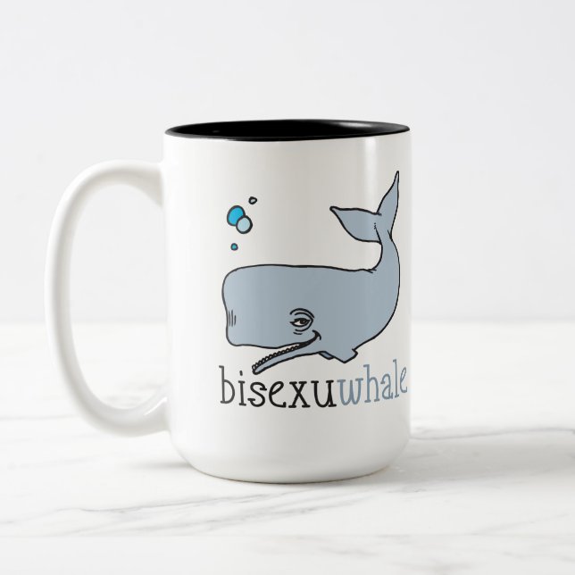 TAZA BICOLOR BISEXUWHALE (Izquierda)