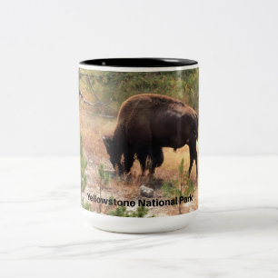 Taza Bicolor Bison en Yellowstone
