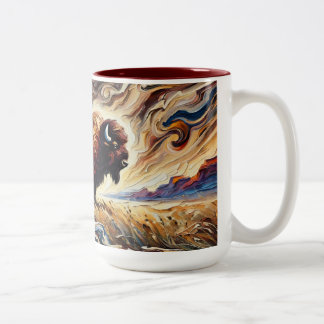 Taza Bicolor Bison Mug