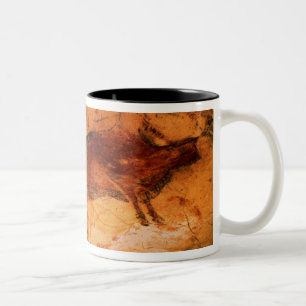 Taza Bicolor Bisonte de las cuevas en Altimira, c.15000 A.C.
