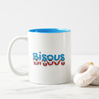 Taza Bicolor Bisous (besos)