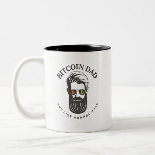 Taza Bicolor Bitcoin Dad