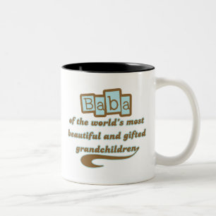 Taza Bicolor Bizcocho borracho de nietos dotados