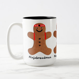 Taza Bicolor Bizcocho de Ninjabreadman (galleta)