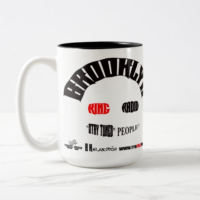 TAZA BICOLOR BK RADIO MUG (Izquierda)