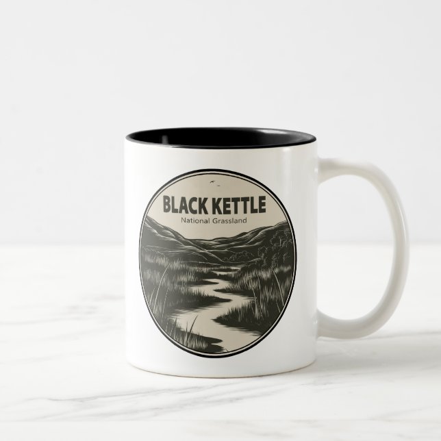 Taza Bicolor Black Kettle National Grassland Stream (Derecha)