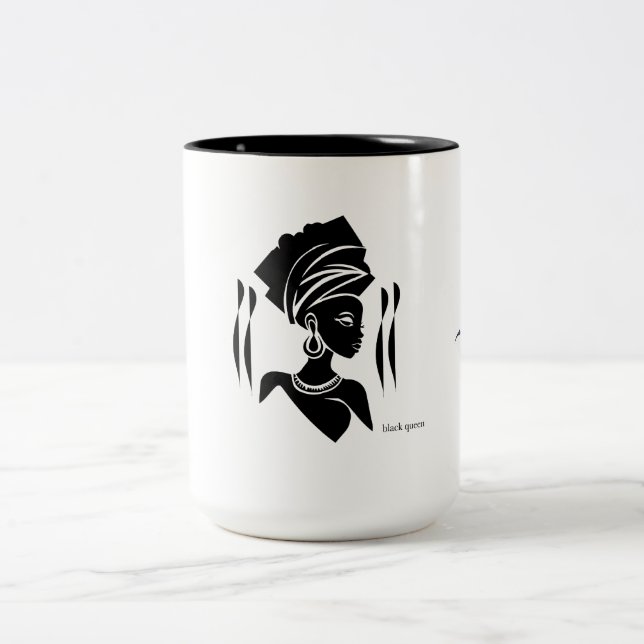 Taza Bicolor Black Queen Lyn (Centro)