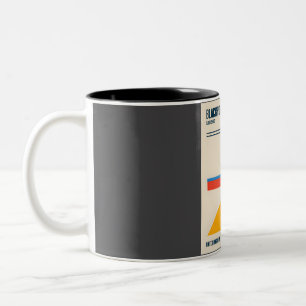 Taza Bicolor Blackpool Pleasure Beach Retro Travel Art