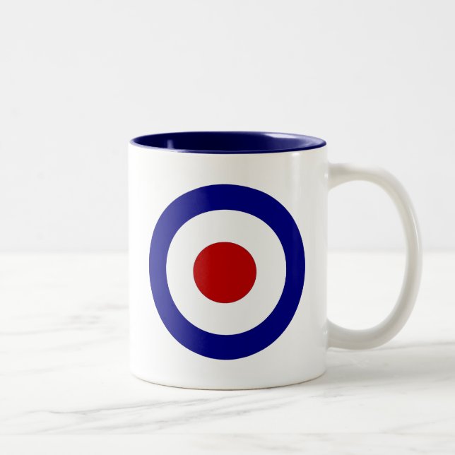 Taza Bicolor Blanco de la MOD (Derecha)