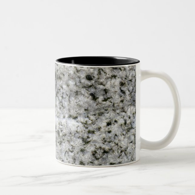 Taza Bicolor Blanco de la roca del granito (Derecha)