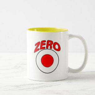 Taza Bicolor Blanco roja