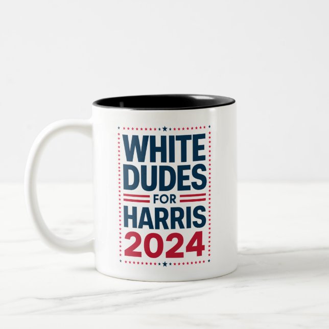 Taza Bicolor Blancos por Harris-2024 (Izquierda)