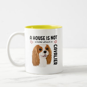 Taza Bicolor Blenheim Cavalier King Charles Spaniel