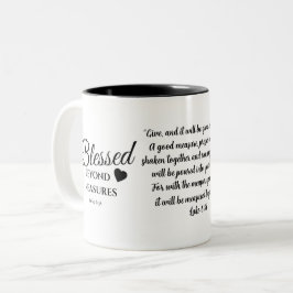Taza Bicolor Blessed Beyond Measures Mug