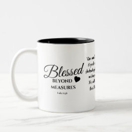 Taza Bicolor Blessed Beyond Measures Mug
