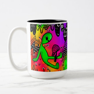 Taza Bicolor Bliss Alien Mug