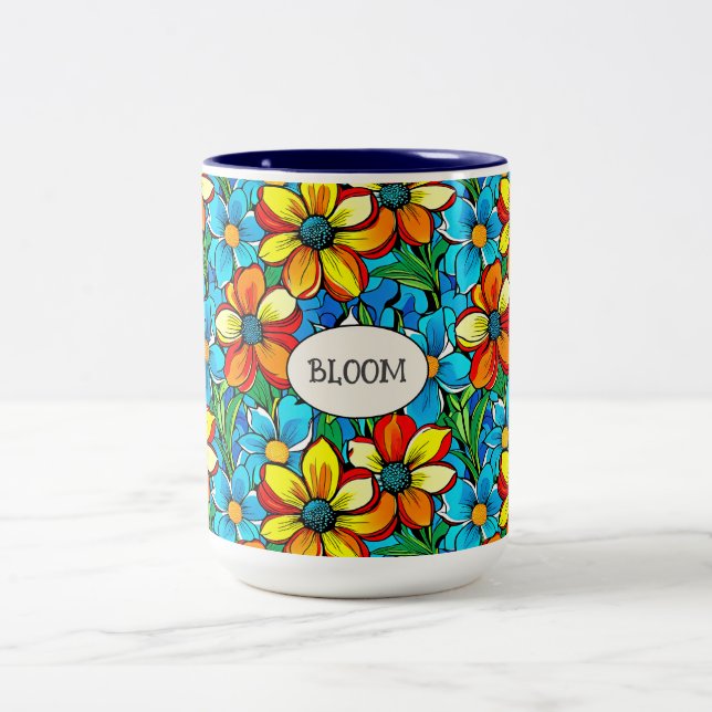 Taza Bicolor Bloom Botanical Classic Mug (Centro)