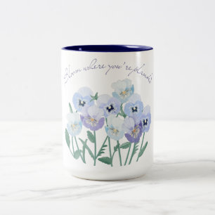 Taza Bicolor Bloom donde tu sudadera plantada