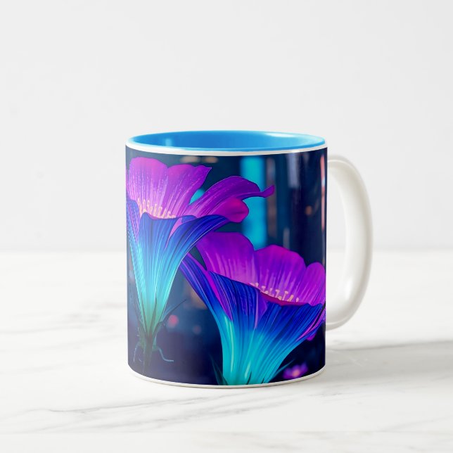 Taza Bicolor Bloominescent (Anverso derecho)