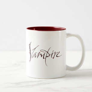 Taza Bicolor Bloqueo de sangre de vampiros - Letter de Hallowee