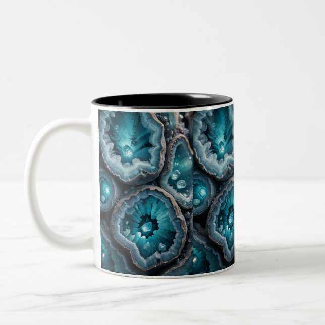 Taza Bicolor Blue Agate Coffee Mug (Izquierda)