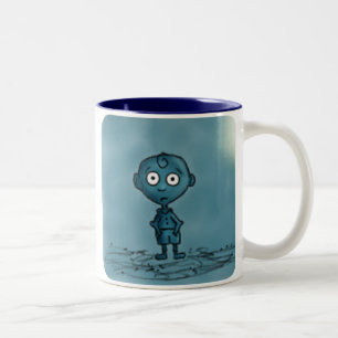 Taza Bicolor Blue Boy Mug