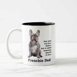 Taza Bicolor Blue Frenchie Dad