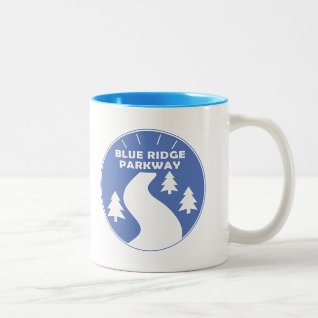 Taza Bicolor Blue Ridge Parkway (Derecha)