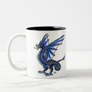 Taza Bicolor Blue Wyvern Mug