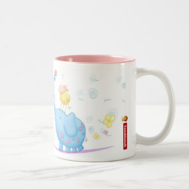 Taza Bicolor BlueBabyMug (Derecha)