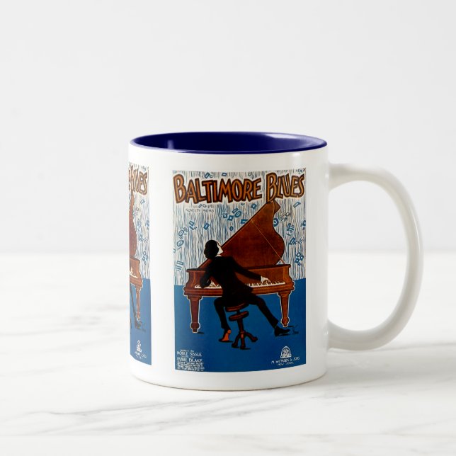 Taza Bicolor Blues de Baltimore (Derecha)