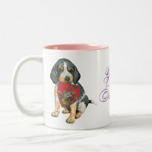 Taza Bicolor Bluetick Heart Mom