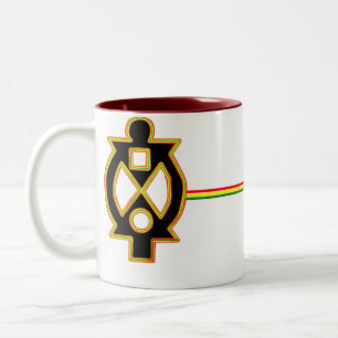 Taza Bicolor Boa yo Na yo Mmoa Wo
