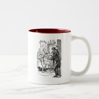Taza Bicolor Bob y Tim minúsculo