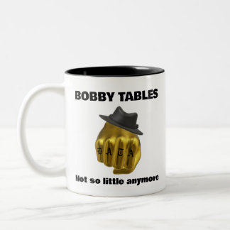 Taza Bicolor Bobby Tables