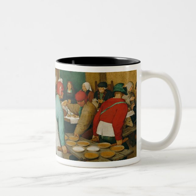 Taza Bicolor Boda campesina, 1568 (Derecha)