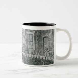 Taza Bicolor Boda de Peter I y Catherine en el invierno