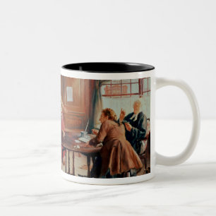 Taza Bicolor Boda en Fleet Street, 1898 (aceite en lona)