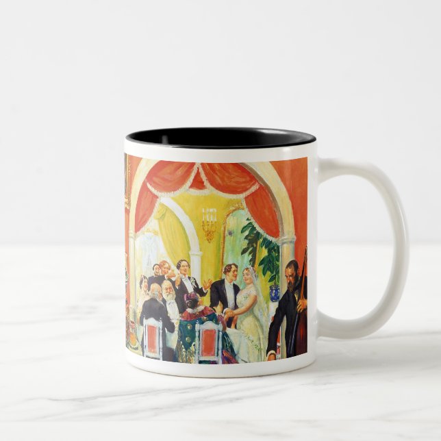 Taza Bicolor Boda Feast, 1917 (Derecha)