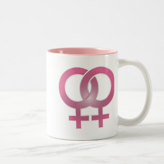 Taza Bicolor Boda lesbiana (Derecha)