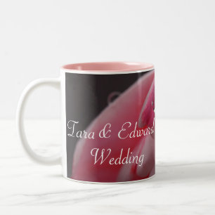 Taza Bicolor Boda Rosa Raindrop