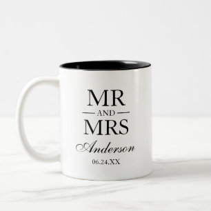Taza Bicolor Boda Sr. y Sra.