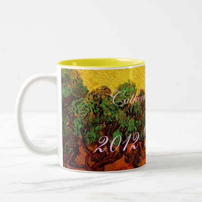 Taza Bicolor bodas. Vincent van Gogh Olivos (Izquierda)
