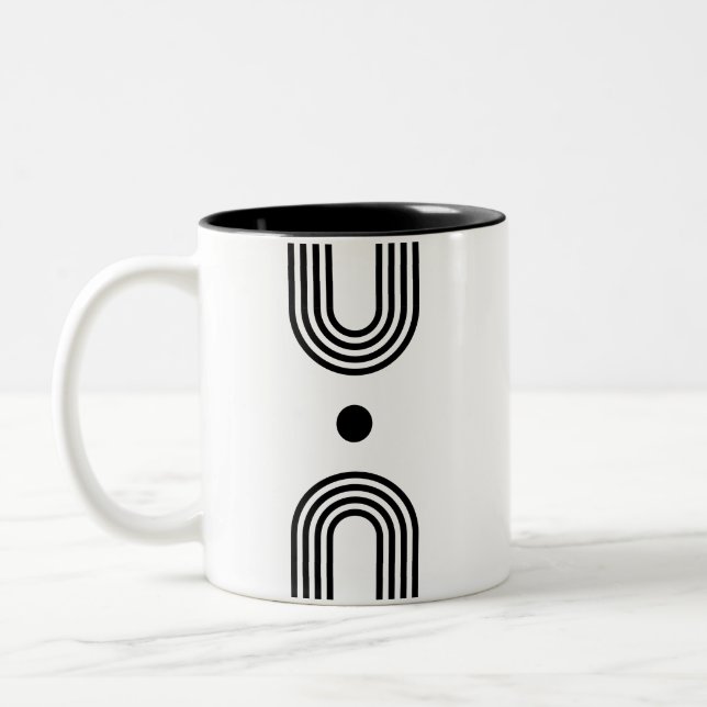 Taza Bicolor Boho celestial Sun (Izquierda)